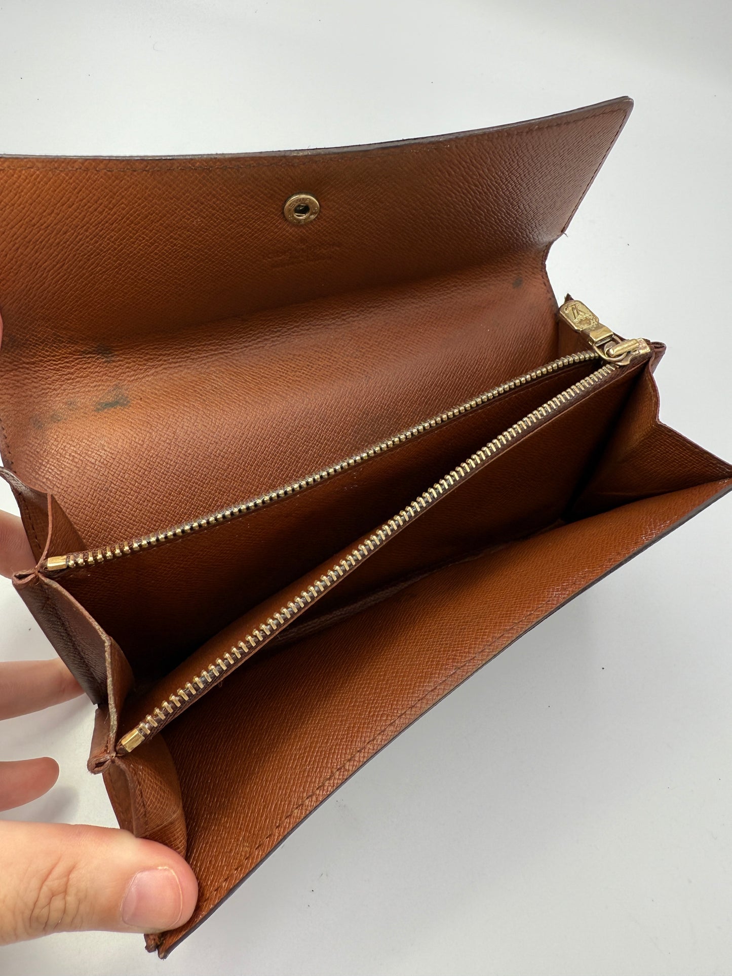Louis Vuitton Monogram Sarah Wallet 8912AN