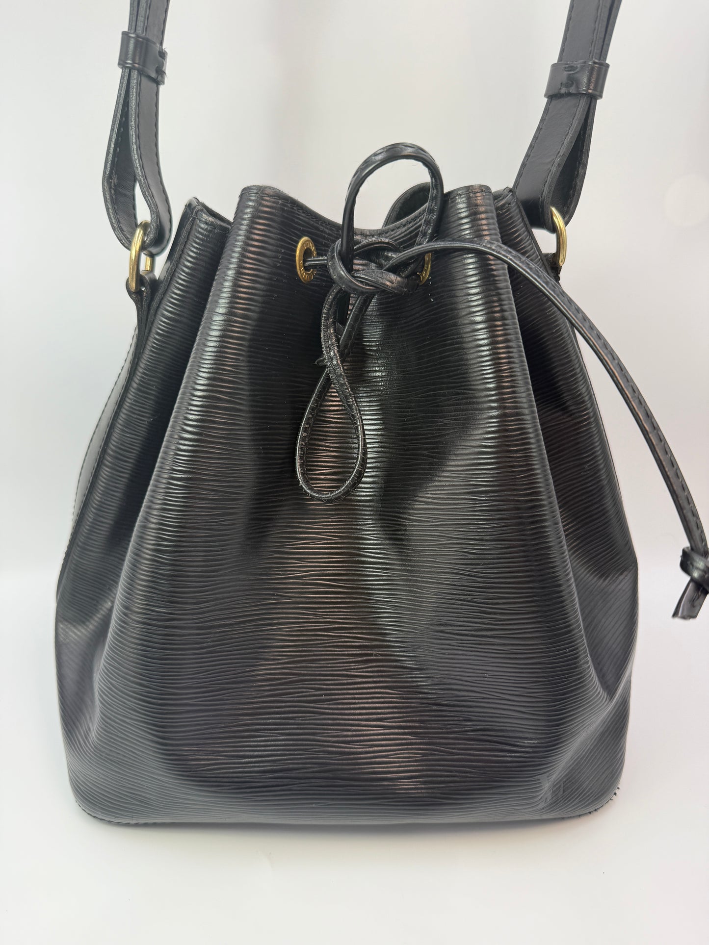 Louis Vuitton Black Epi Leather Neo Noe Bucket Bag