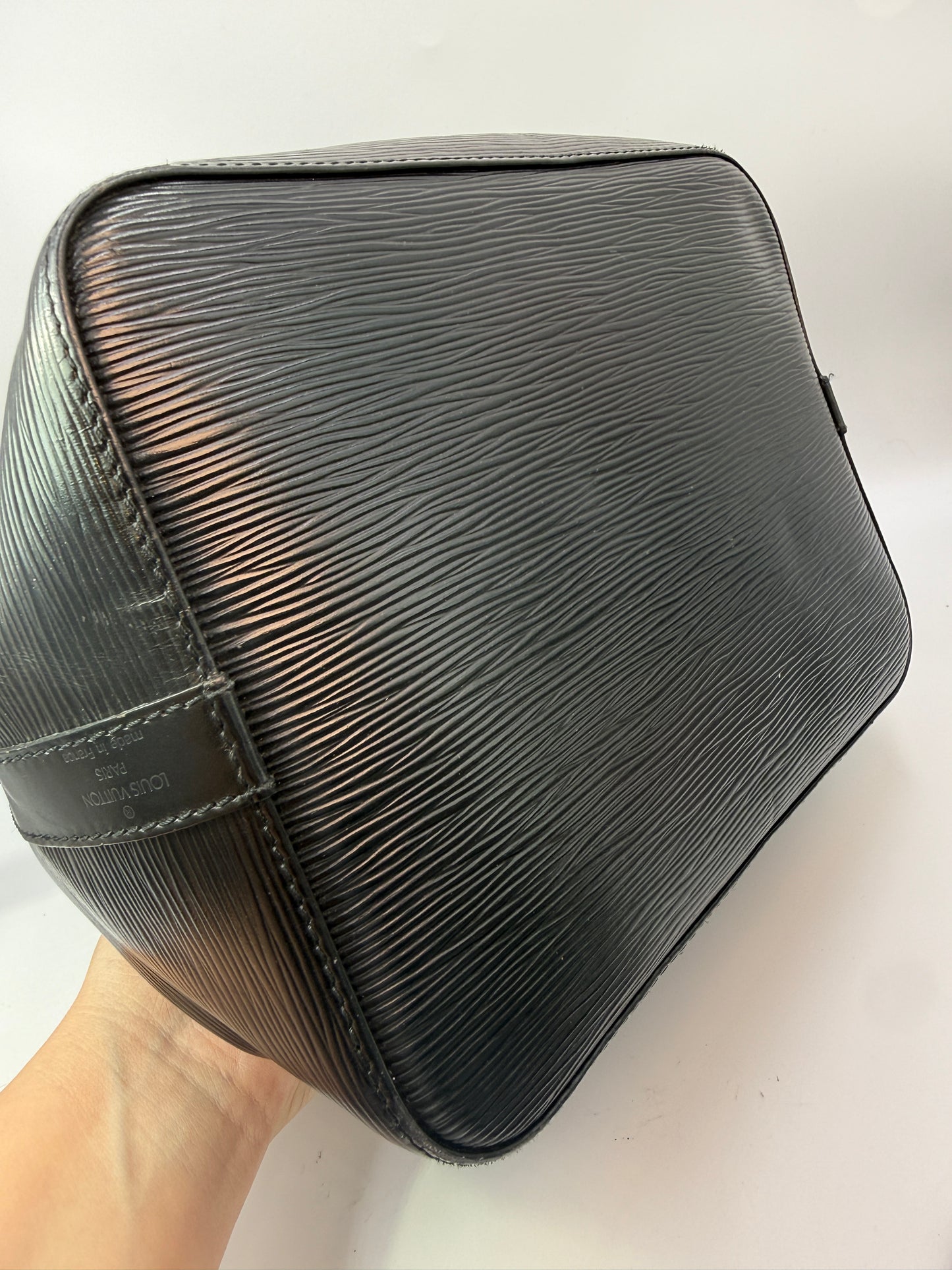 Louis Vuitton Black Epi Leather Neo Noe Bucket Bag