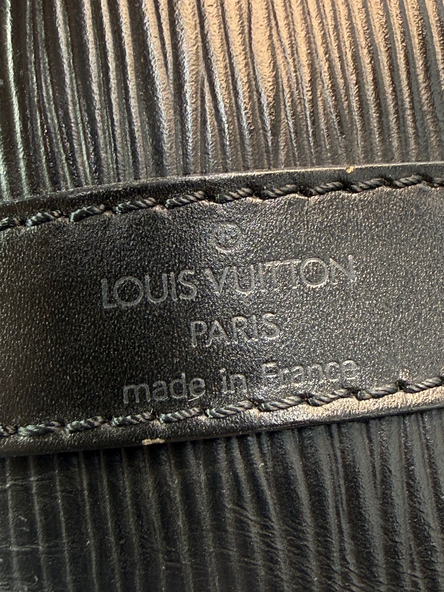 Louis Vuitton Black Epi Leather Neo Noe Bucket Bag