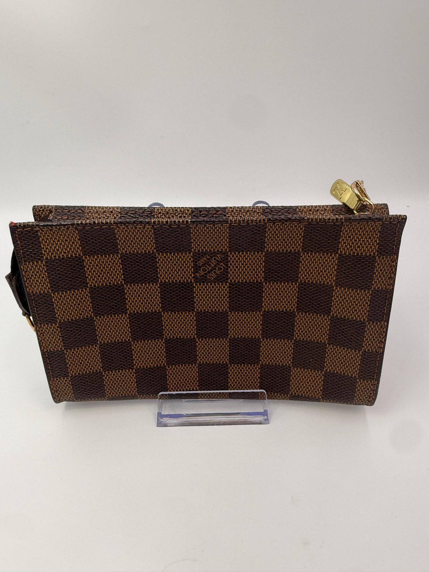 Louis Vuitton Damier Ebene Canvas Bucket Pochette 17 cm AR0918