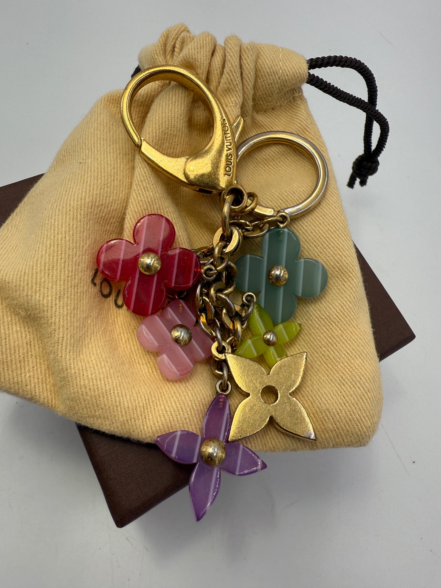 Louis Vuitton Pop Flowers Multicolor Bag Charm GA0170