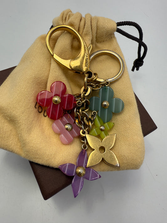 Louis Vuitton Pop Flowers Multicolor Bag Charm GA0170