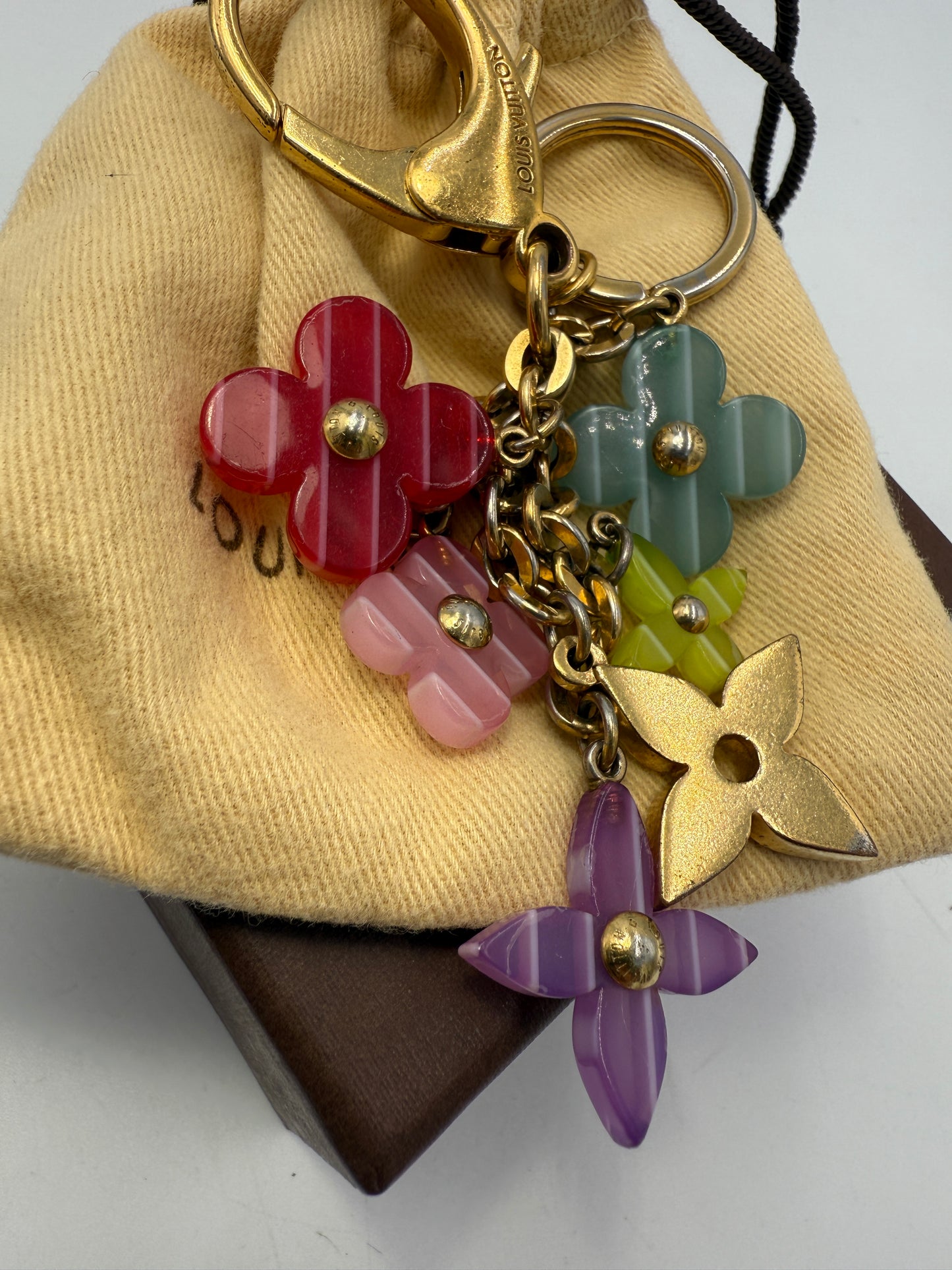 Louis Vuitton Pop Flowers Multicolor Bag Charm GA0170