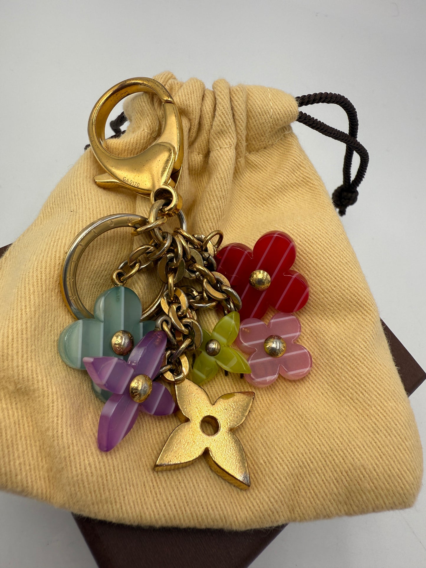Louis Vuitton Pop Flowers Multicolor Bag Charm GA0170