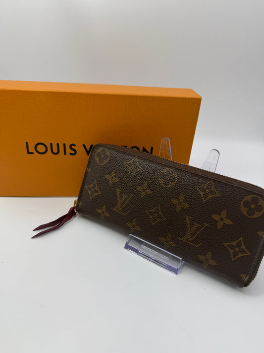 Louis Vuitton Monogram Clemence Raspberry Interior SP4124