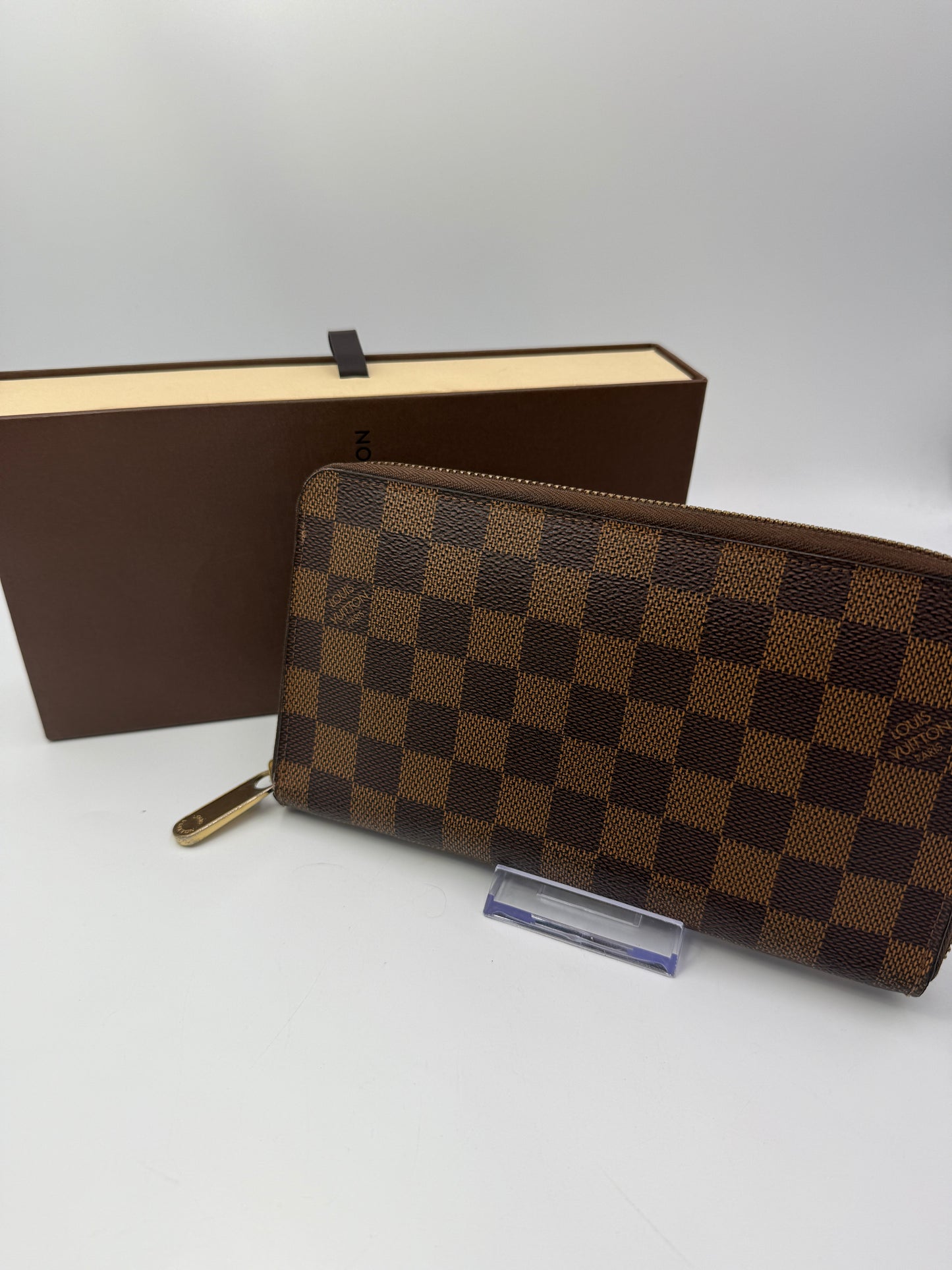 Louis Vuitton Damier Ebene Oversized Zippy Organizer CA0127