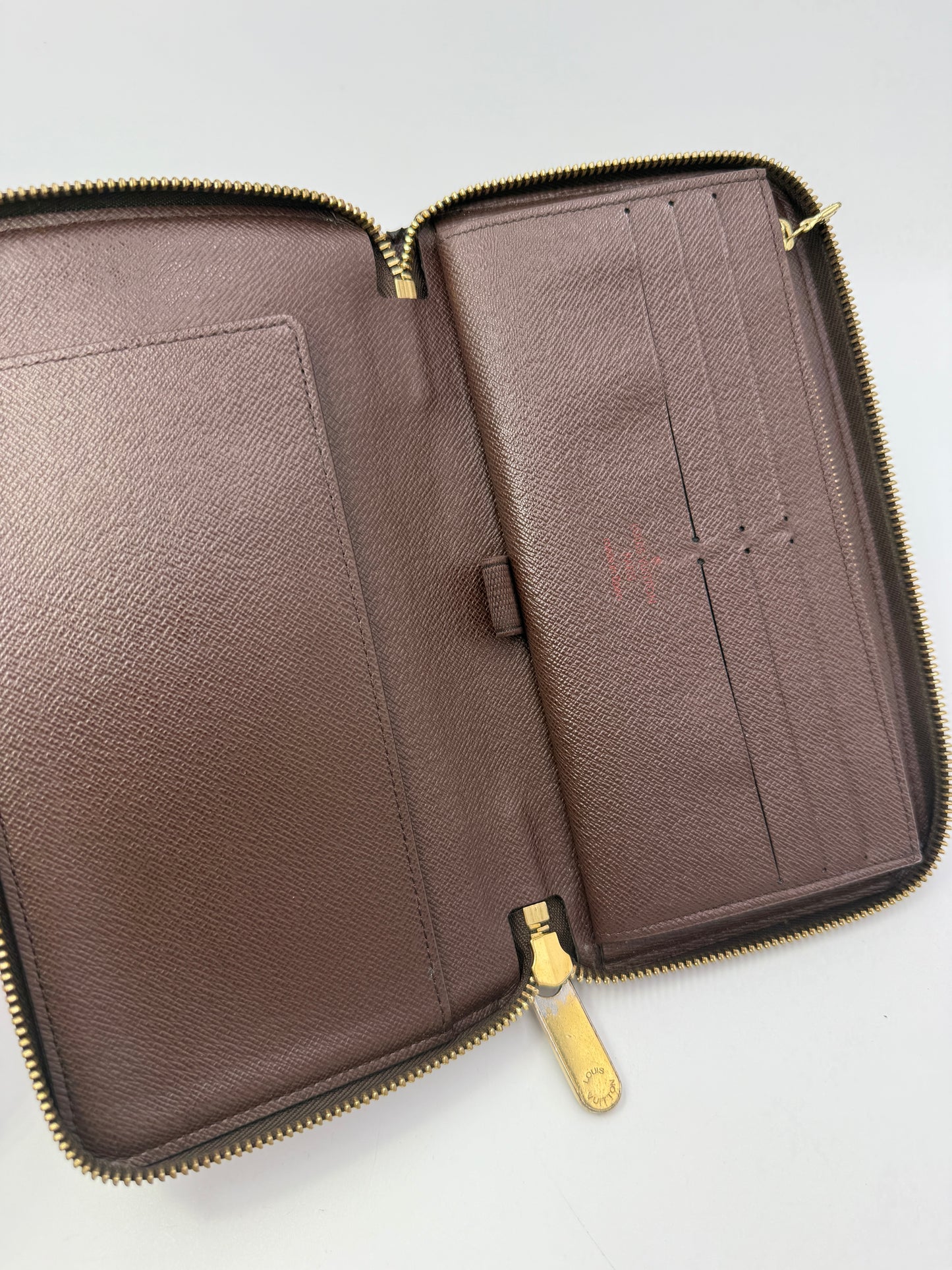 Louis Vuitton Damier Ebene Oversized Zippy Organizer CA0127