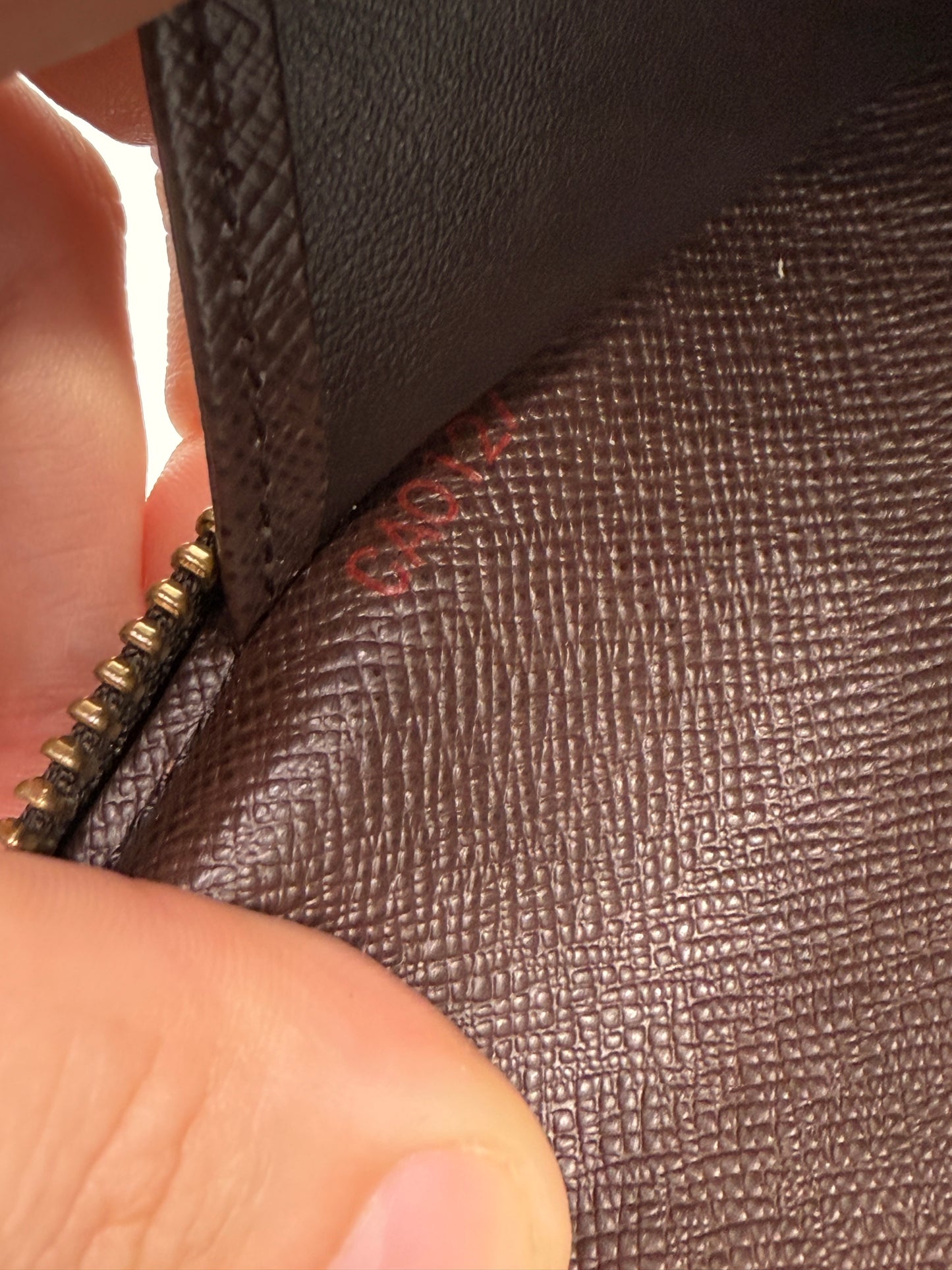 Louis Vuitton Damier Ebene Oversized Zippy Organizer CA0127