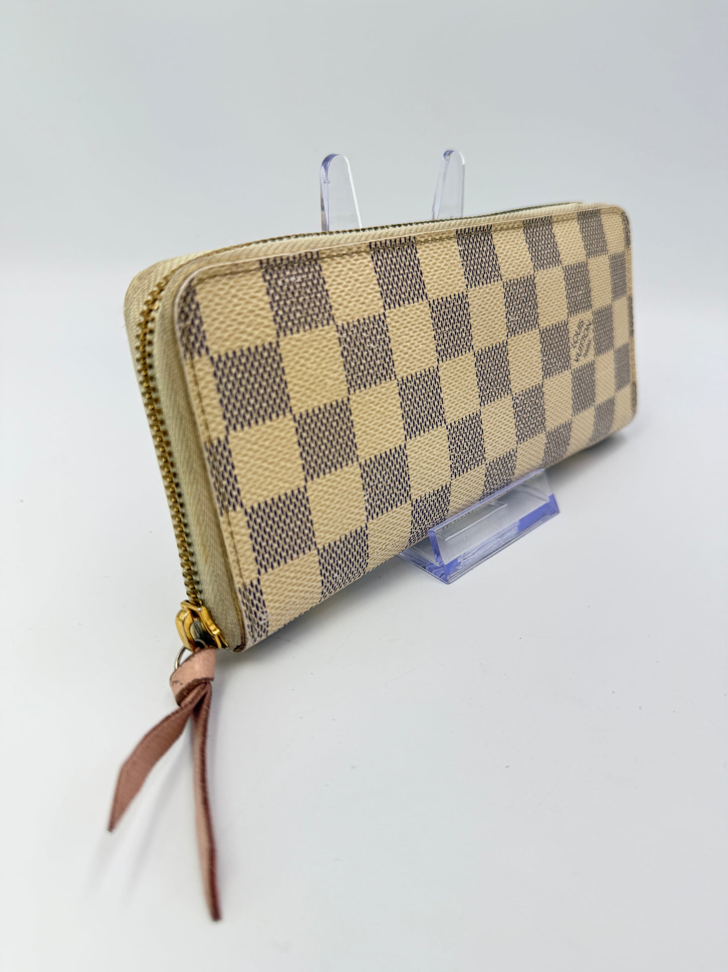 Louis Vuitton Damier Azur Clemence Rose Ballerine GI0178