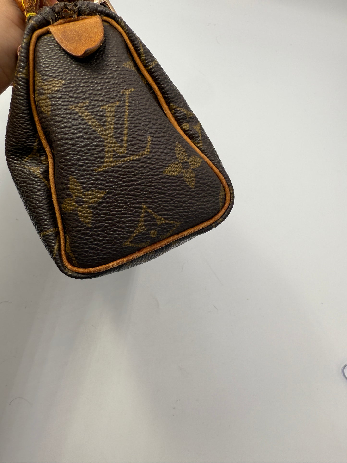 Louis Vuitton Coated Canvas Monogram Speedy Nano Ruby Charm