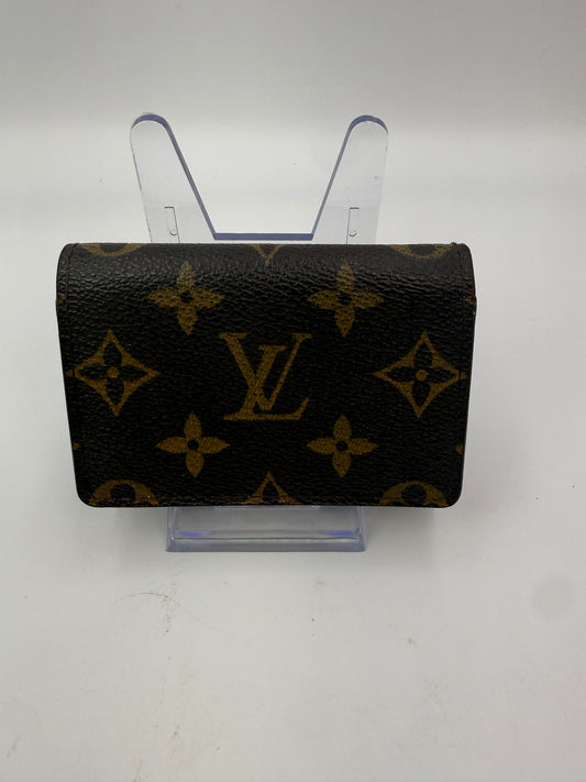 Louis Vuitton Monogram Coated Canvas Card Holder CA0078