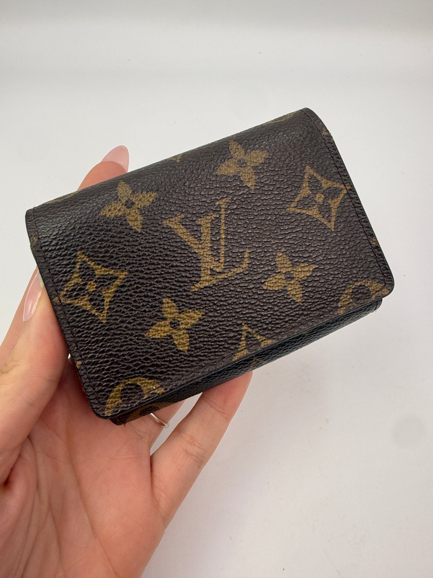 Louis Vuitton Monogram Coated Canvas Card Holder CA0078