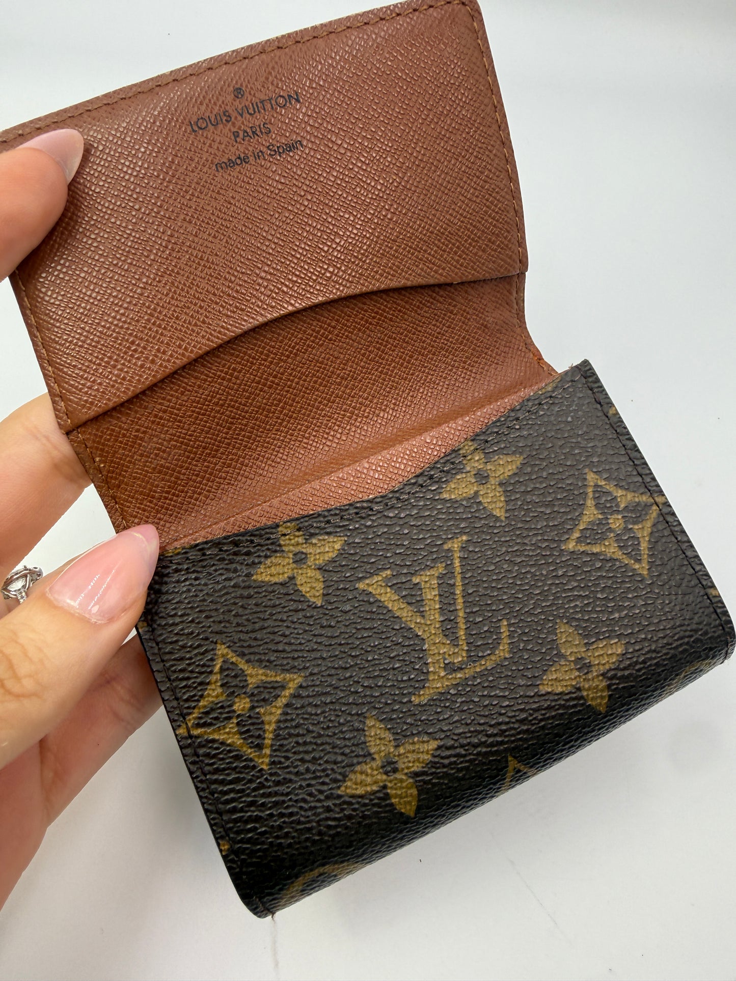 Louis Vuitton Monogram Coated Canvas Card Holder CA0078