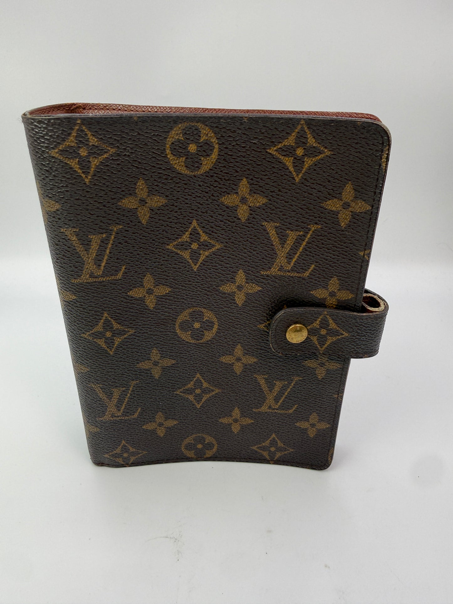 Louis Vuitton Monogram Coated Canvas Agenda MM SP0012