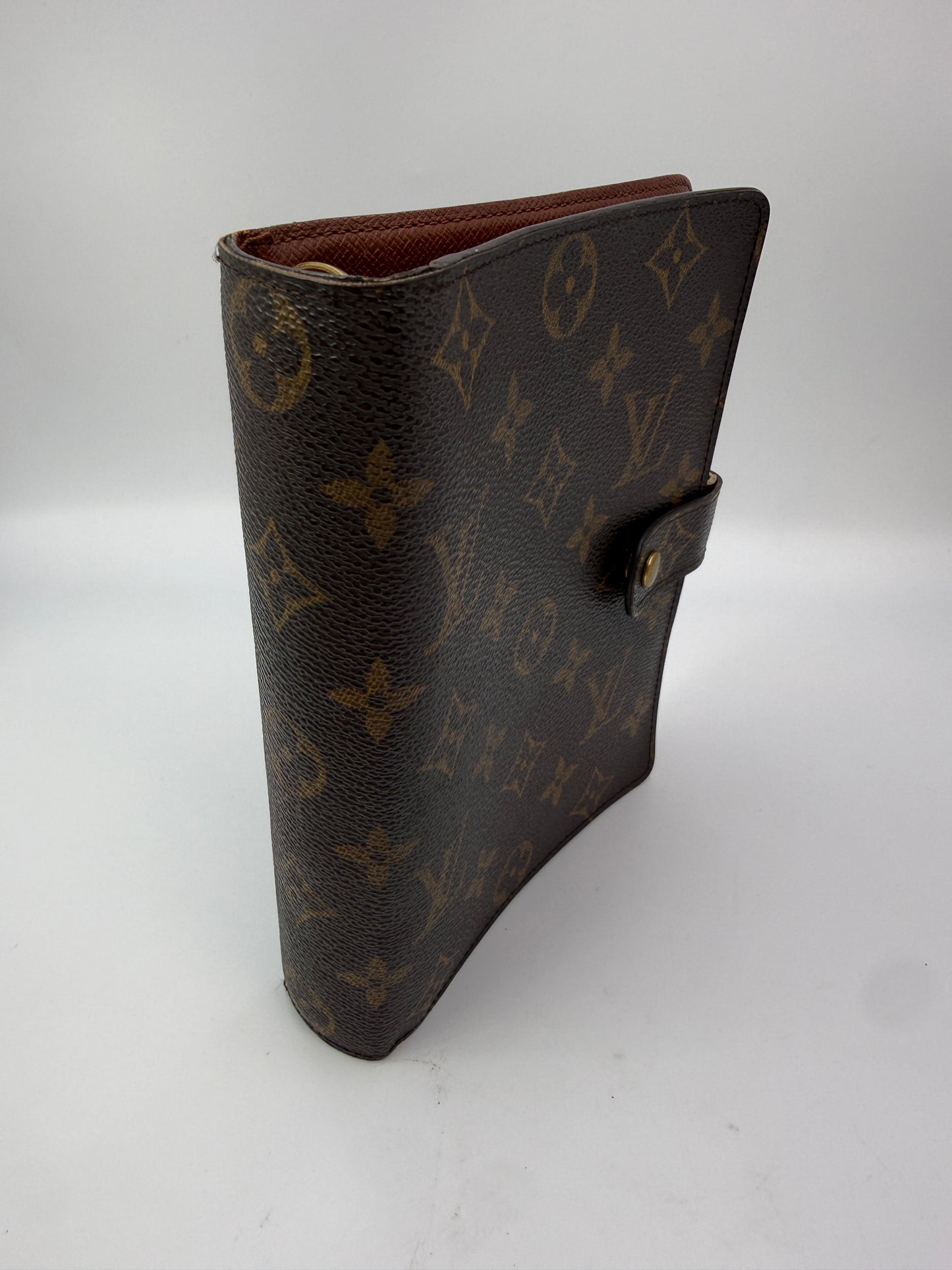 Louis Vuitton Monogram Coated Canvas Agenda MM SP0012
