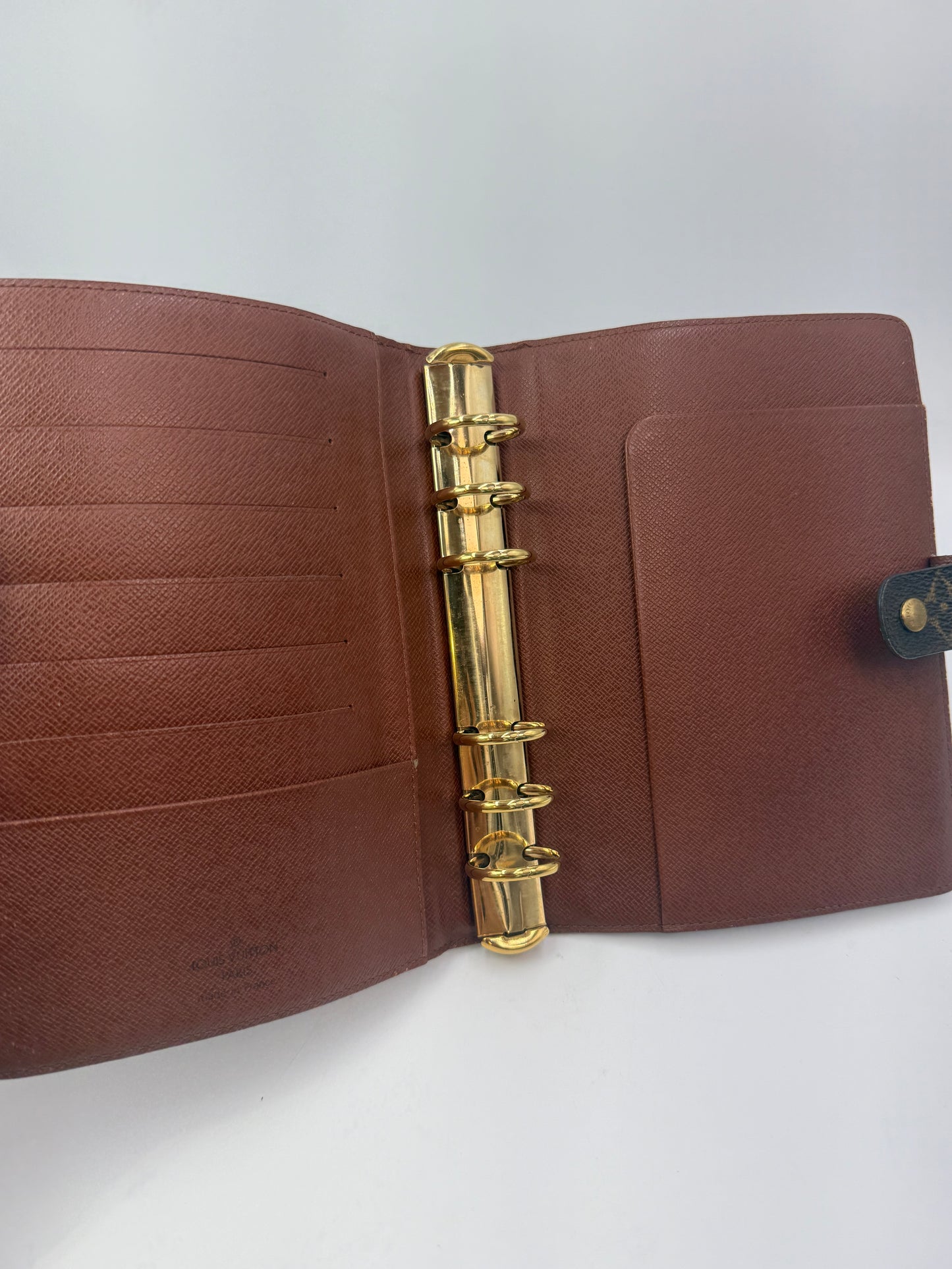 Louis Vuitton Monogram Coated Canvas Agenda MM SP0012