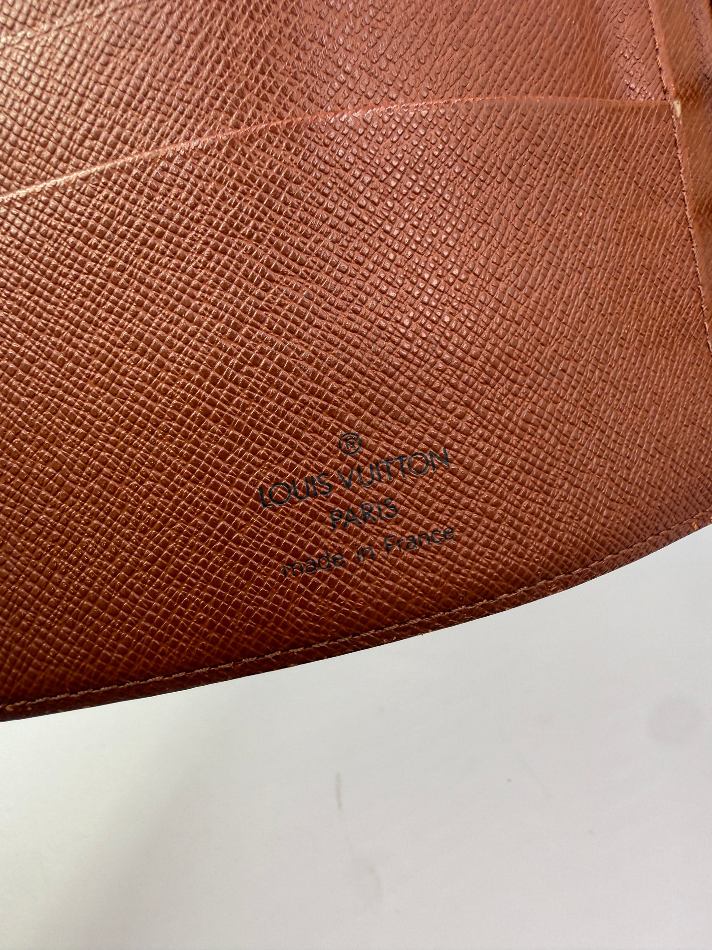 Louis Vuitton Monogram Coated Canvas Agenda MM SP0012