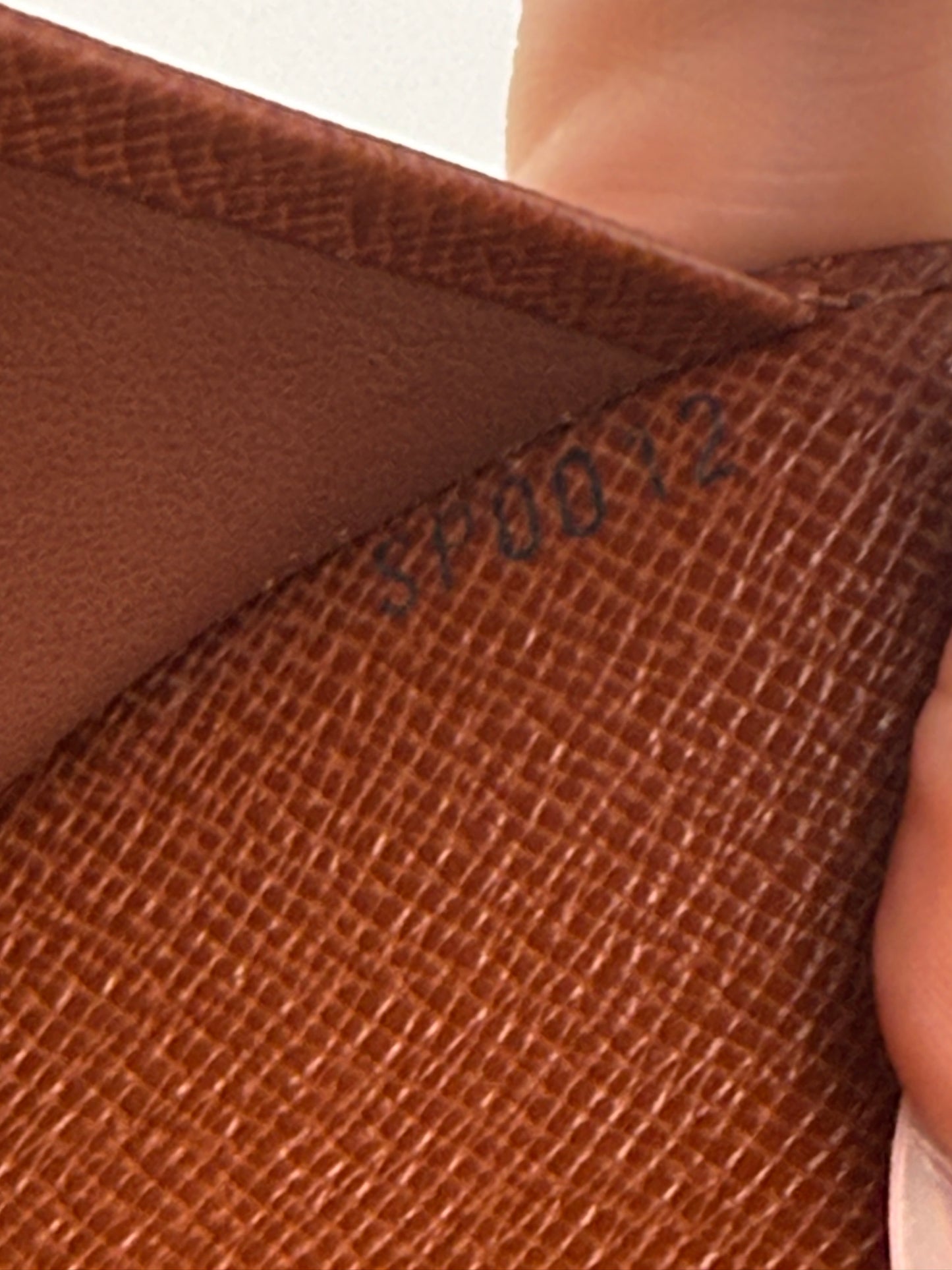 Louis Vuitton Monogram Coated Canvas Agenda MM SP0012