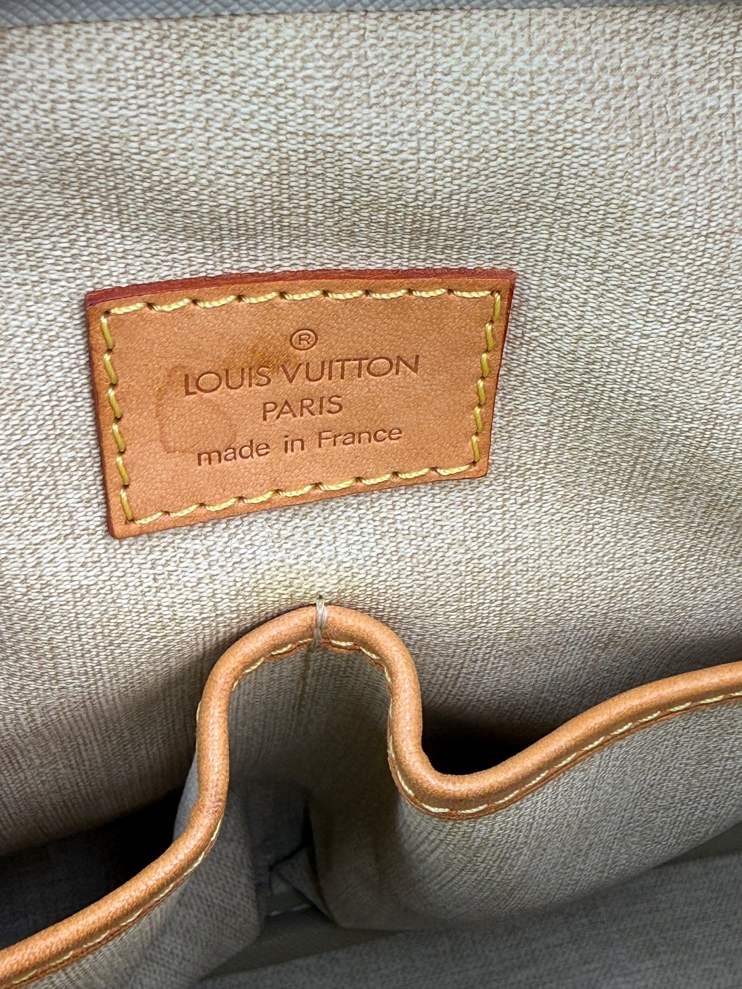 Louis Vuitton Monogram Coated Canvas Trouville MI0045