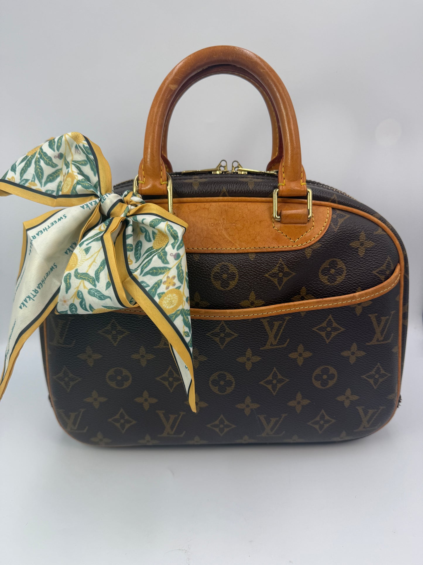 Louis Vuitton Monogram Coated Canvas Trouville MI0045
