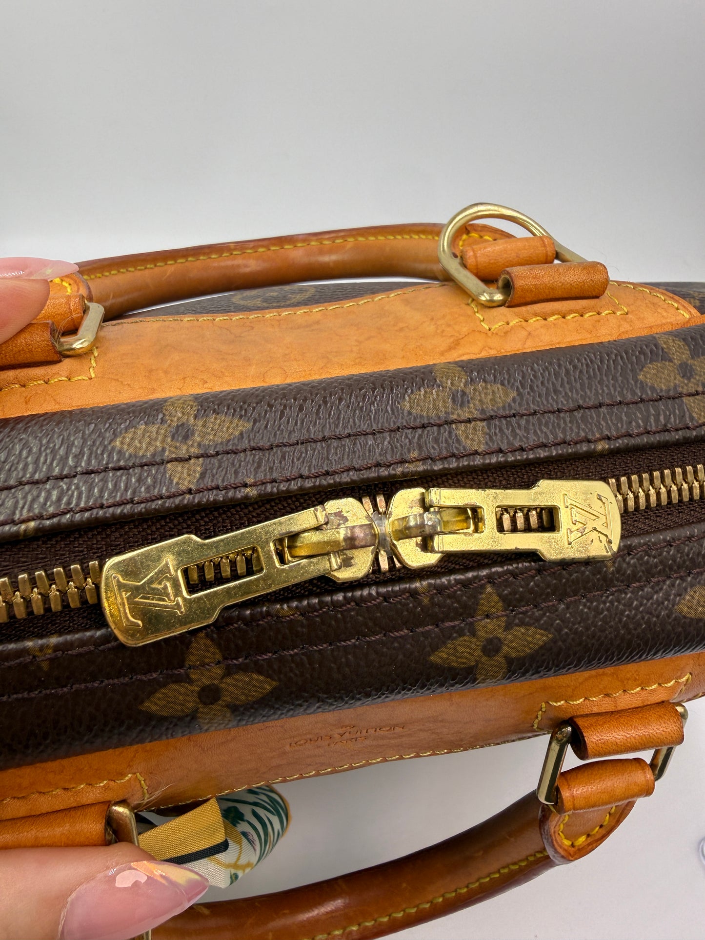 Louis Vuitton Monogram Coated Canvas Trouville MI0045
