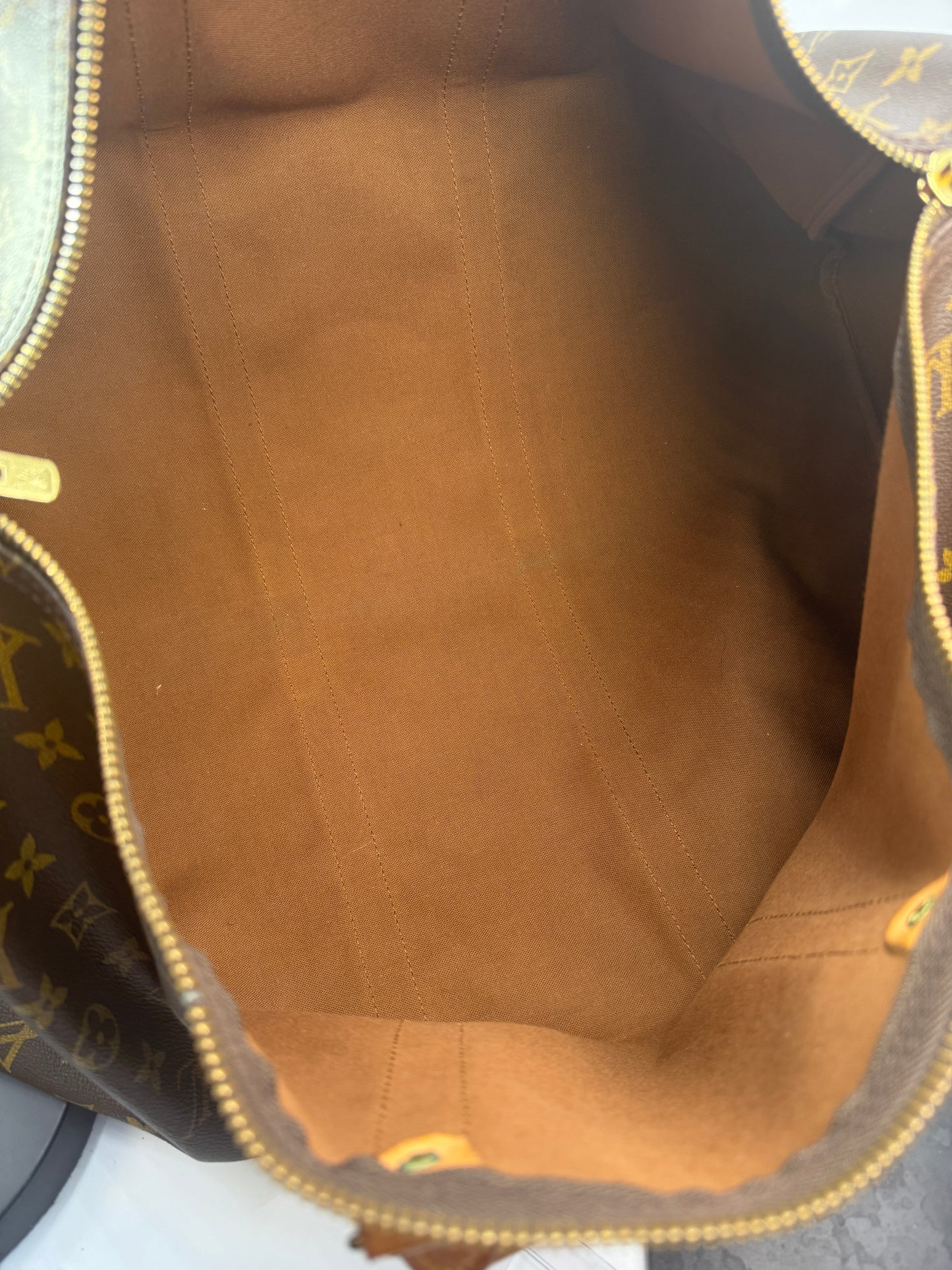 Louis Vuitton Monogram Coated Canvas Keepall 55 cm FL MI0971