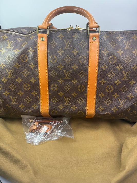 Louis Vuitton Monogram Coated Canvas Keepall 55 cm FL MI0971