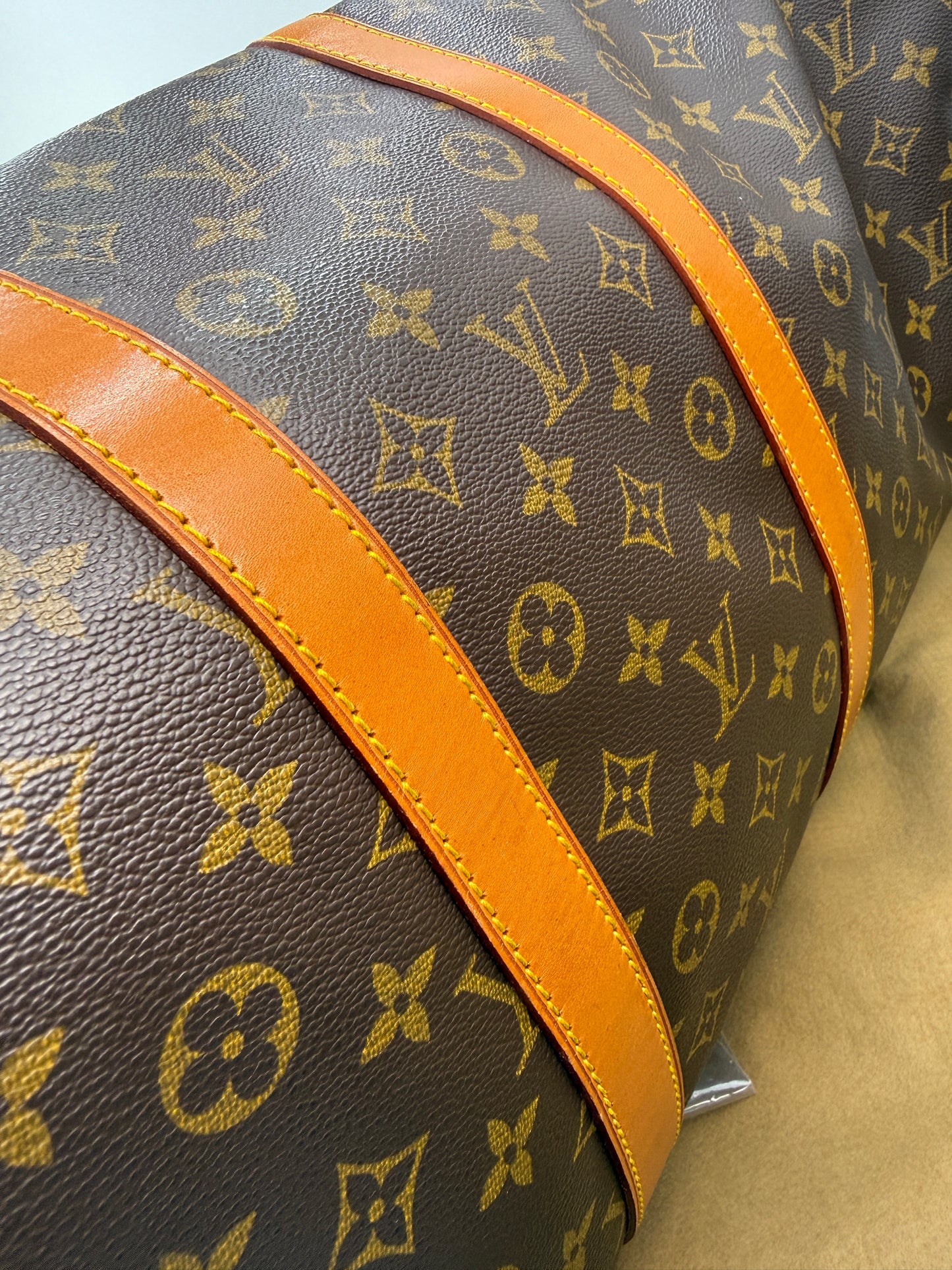 Louis Vuitton Monogram Coated Canvas Keepall 55 cm FL MI0971