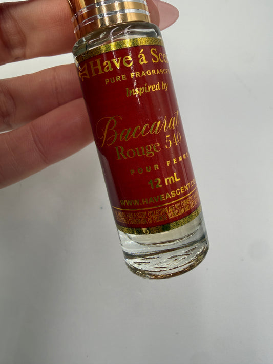 NEW Have à Scent Pure Fragrances Smells Like Baccarat Rouge 540