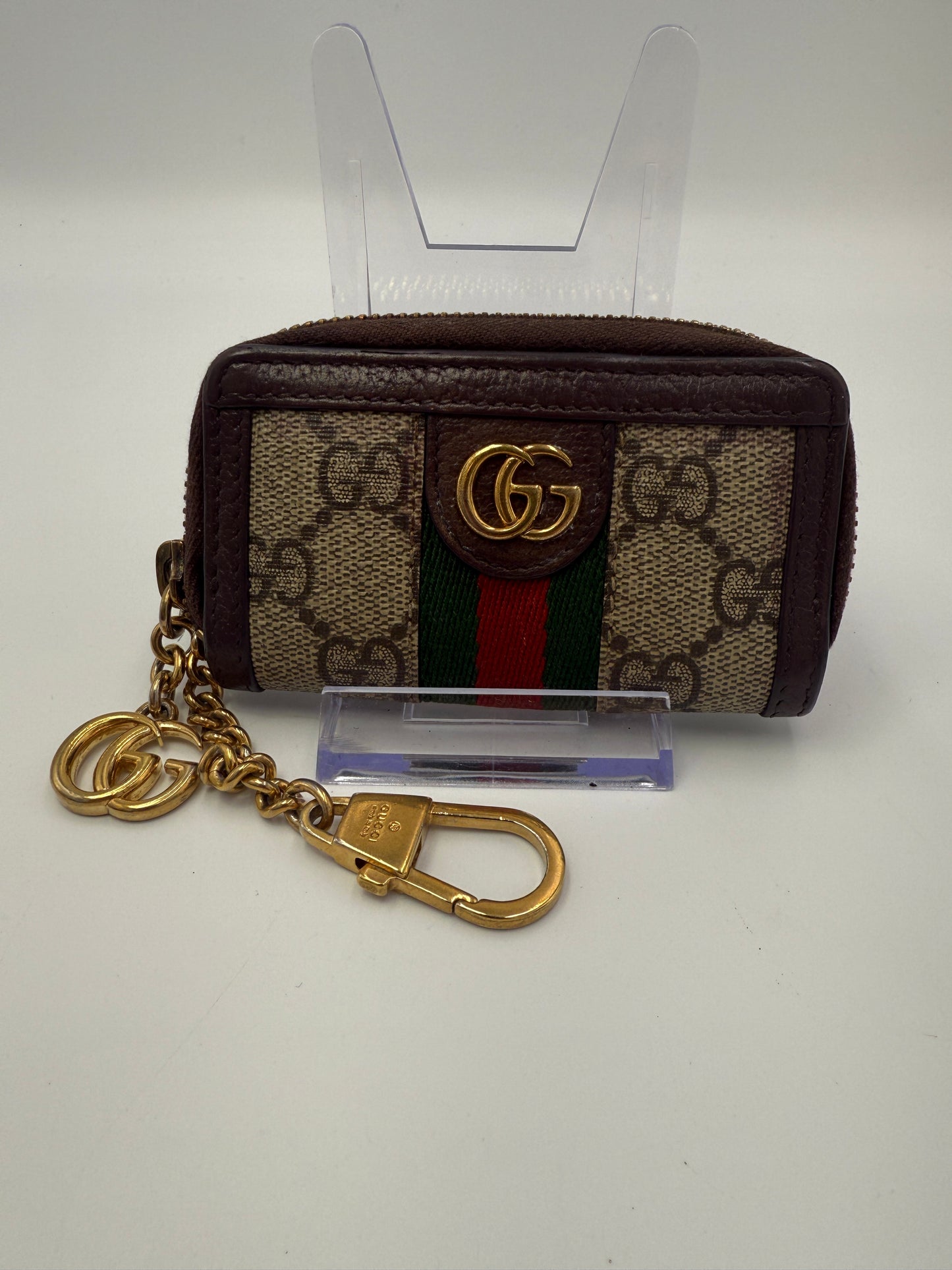 Gucci Guccissima Coated Canvas Sherry Marmont Key Cles