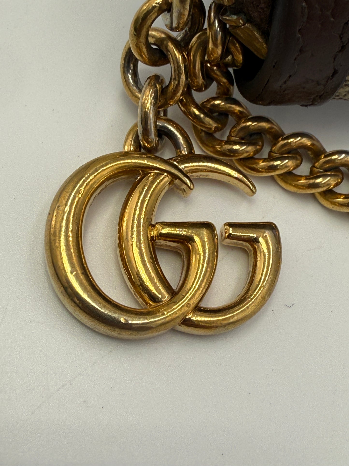 Gucci Guccissima Coated Canvas Sherry Marmont Key Cles