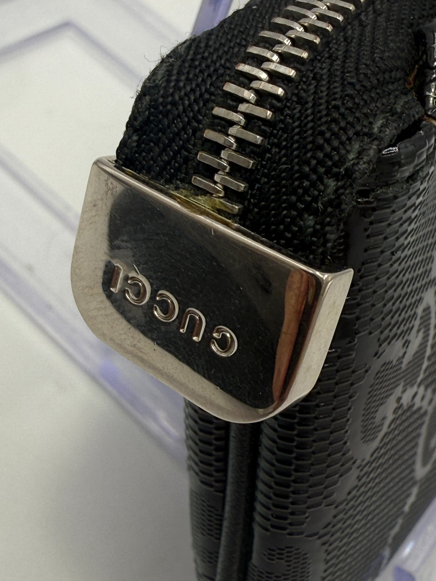 Gucci Guccissima Black Sherry Imprime Key Cles