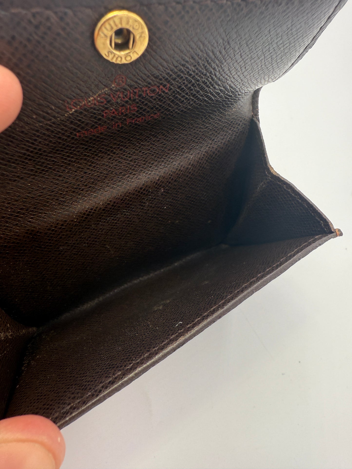 Louis Vuitton Damier Ebene Ludlow Compact Wallet