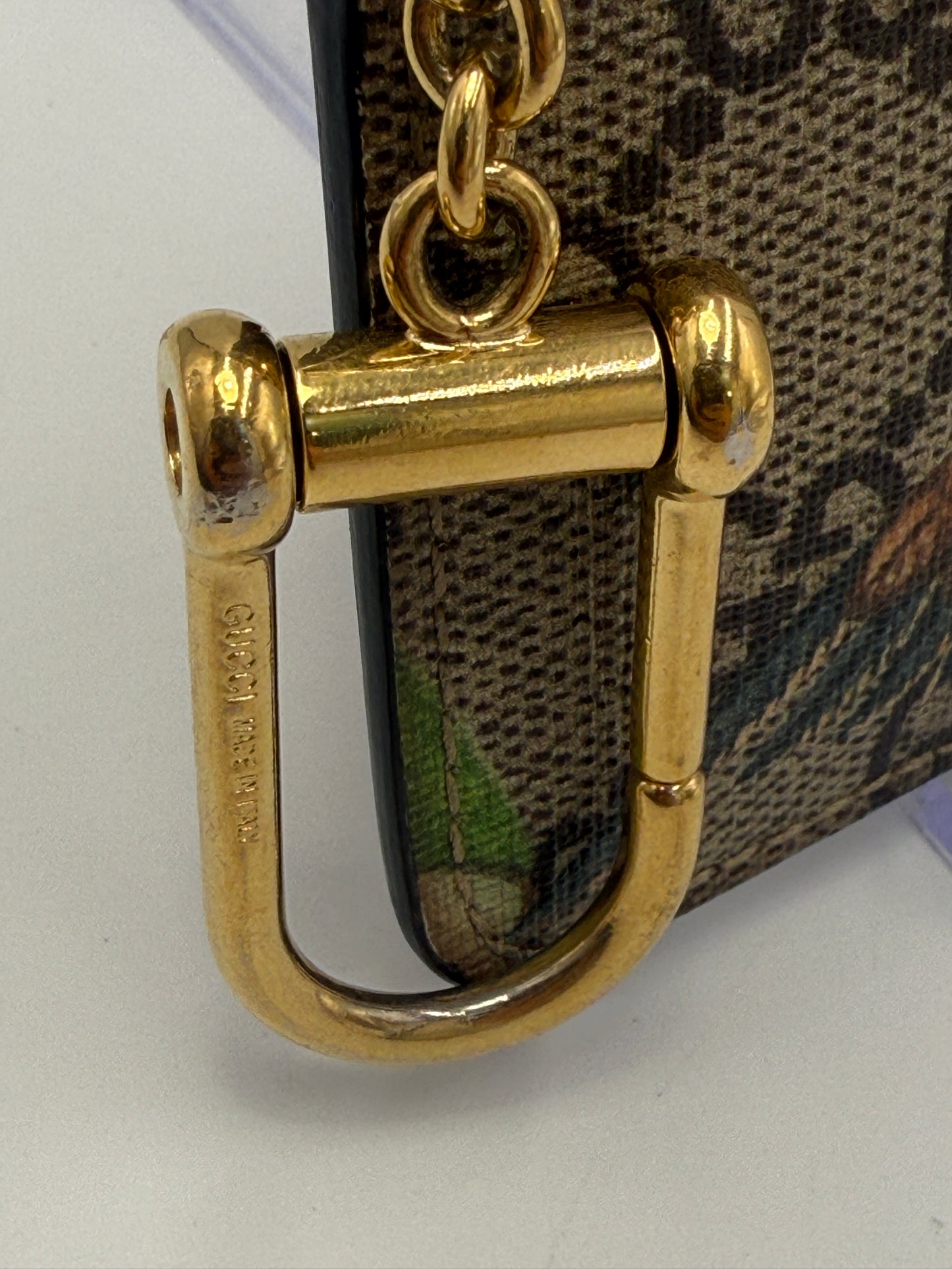 Gucci Guccissima Supreme Coated Canvas Tian Key Cles