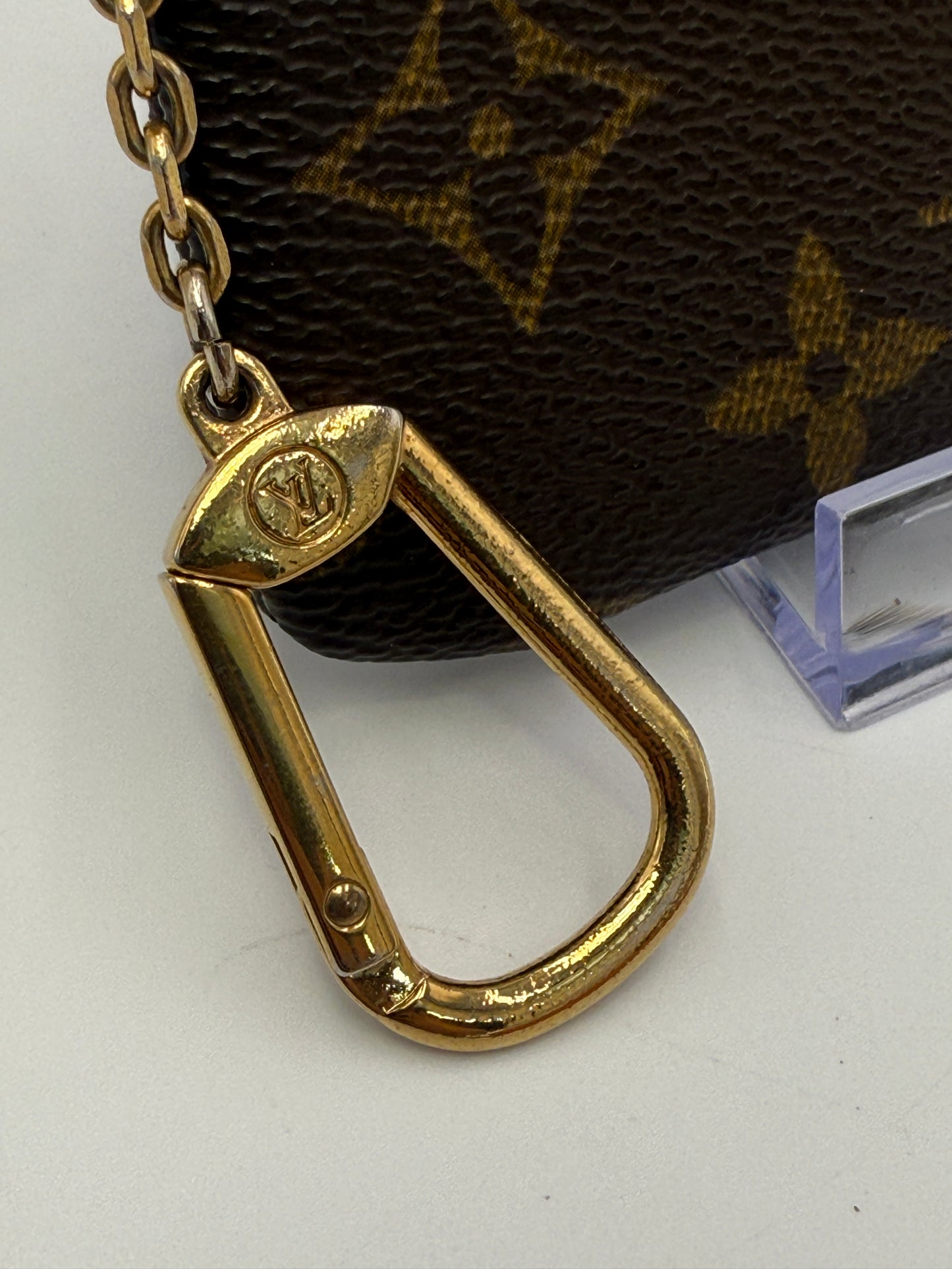 Louis Vuitton Monogram Coated Canvas Key Cles CA1011