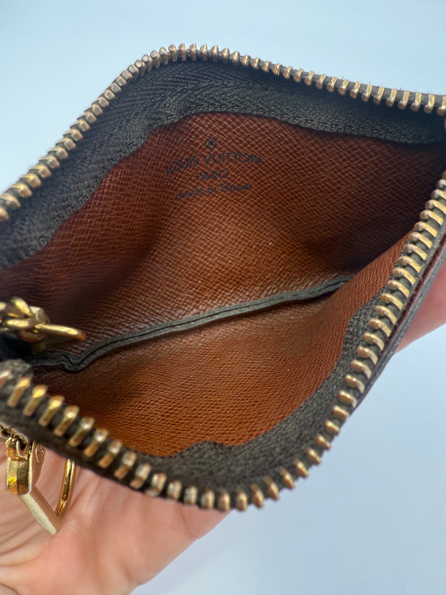 Louis Vuitton Monogram Coated Canvas Key Cles CA1011