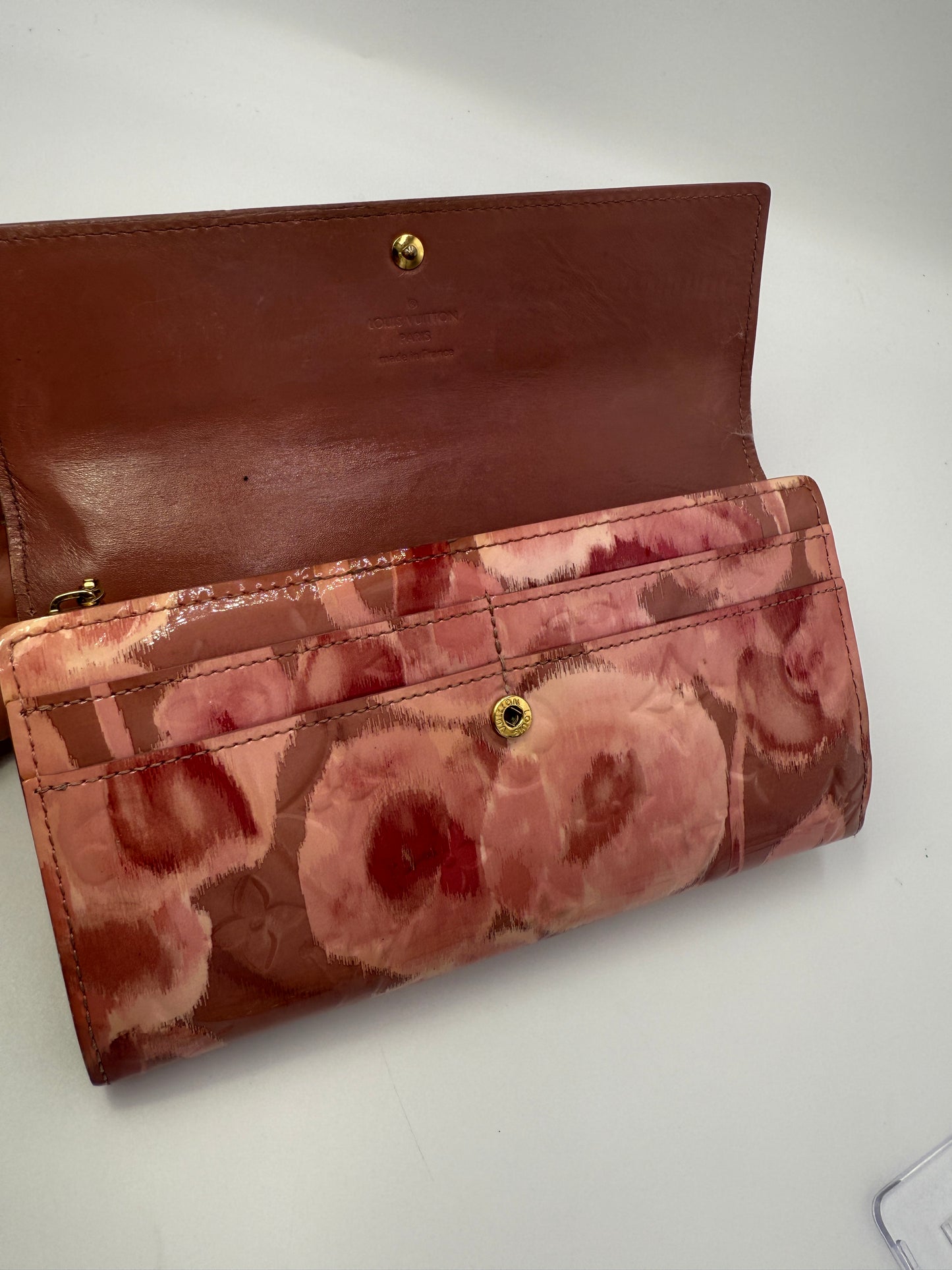 Louis Vuitton Monogram Vernis Velours Rose Sarah TN0173