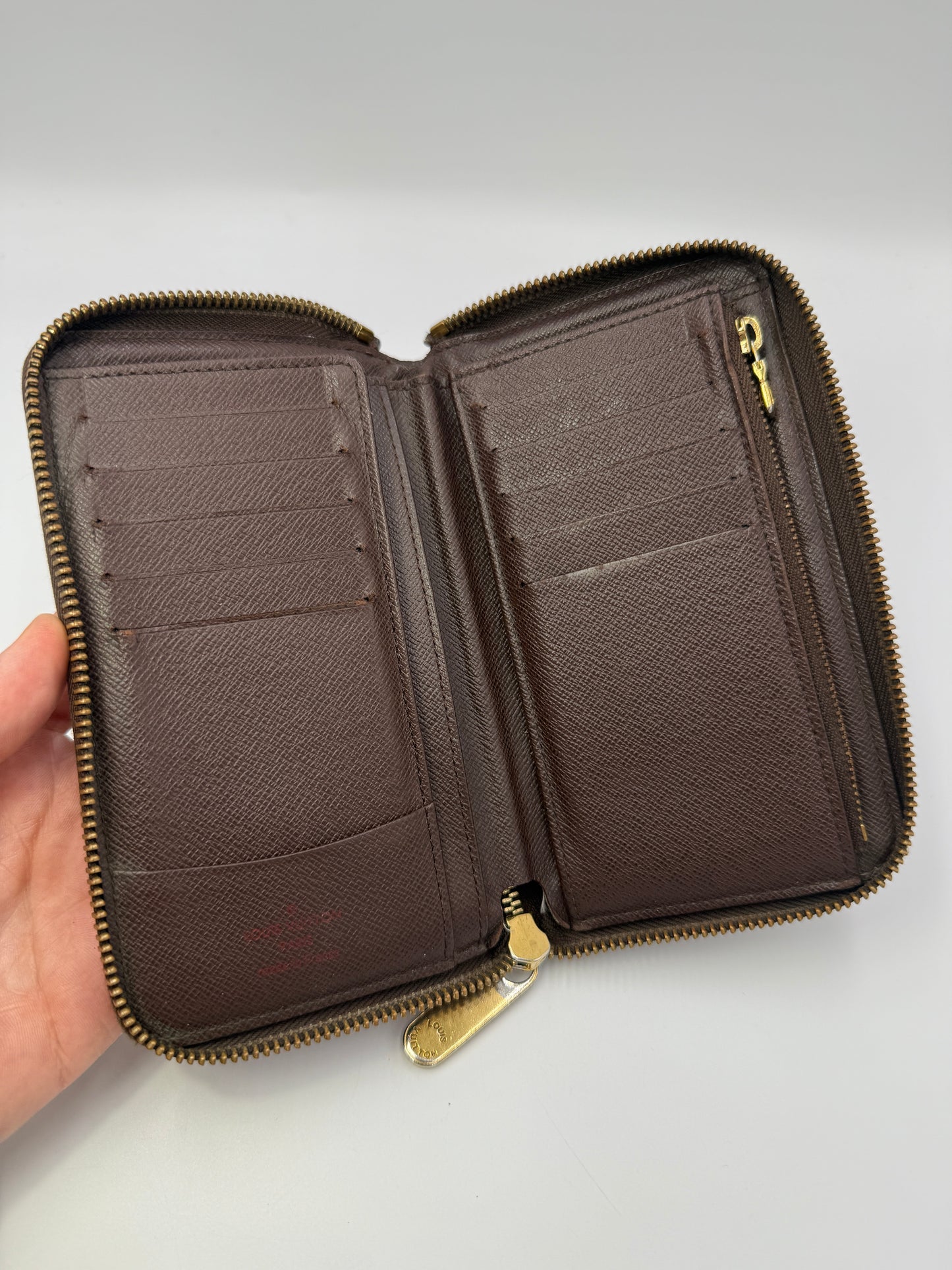 Louis Vuitton Damier Ebene Compact Zippy Wallet MI1192
