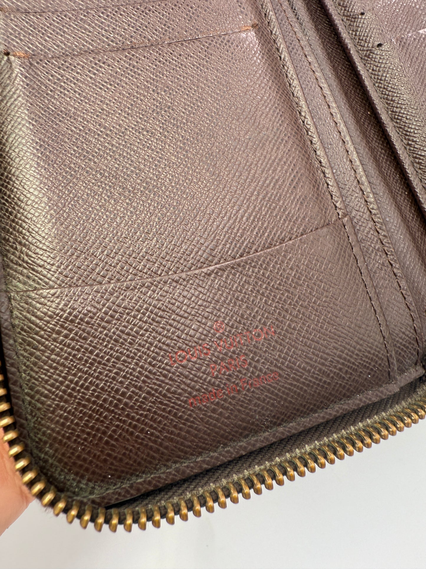 Louis Vuitton Damier Ebene Compact Zippy Wallet MI1192