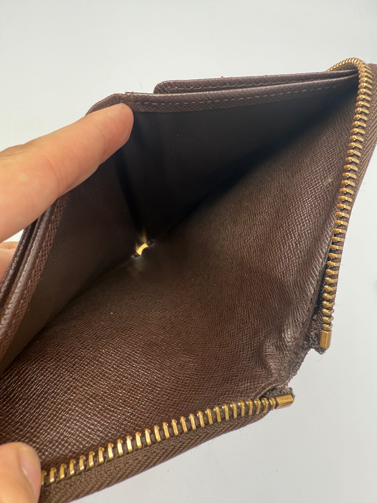 Louis Vuitton Damier Ebene Compact Zippy Wallet MI1192