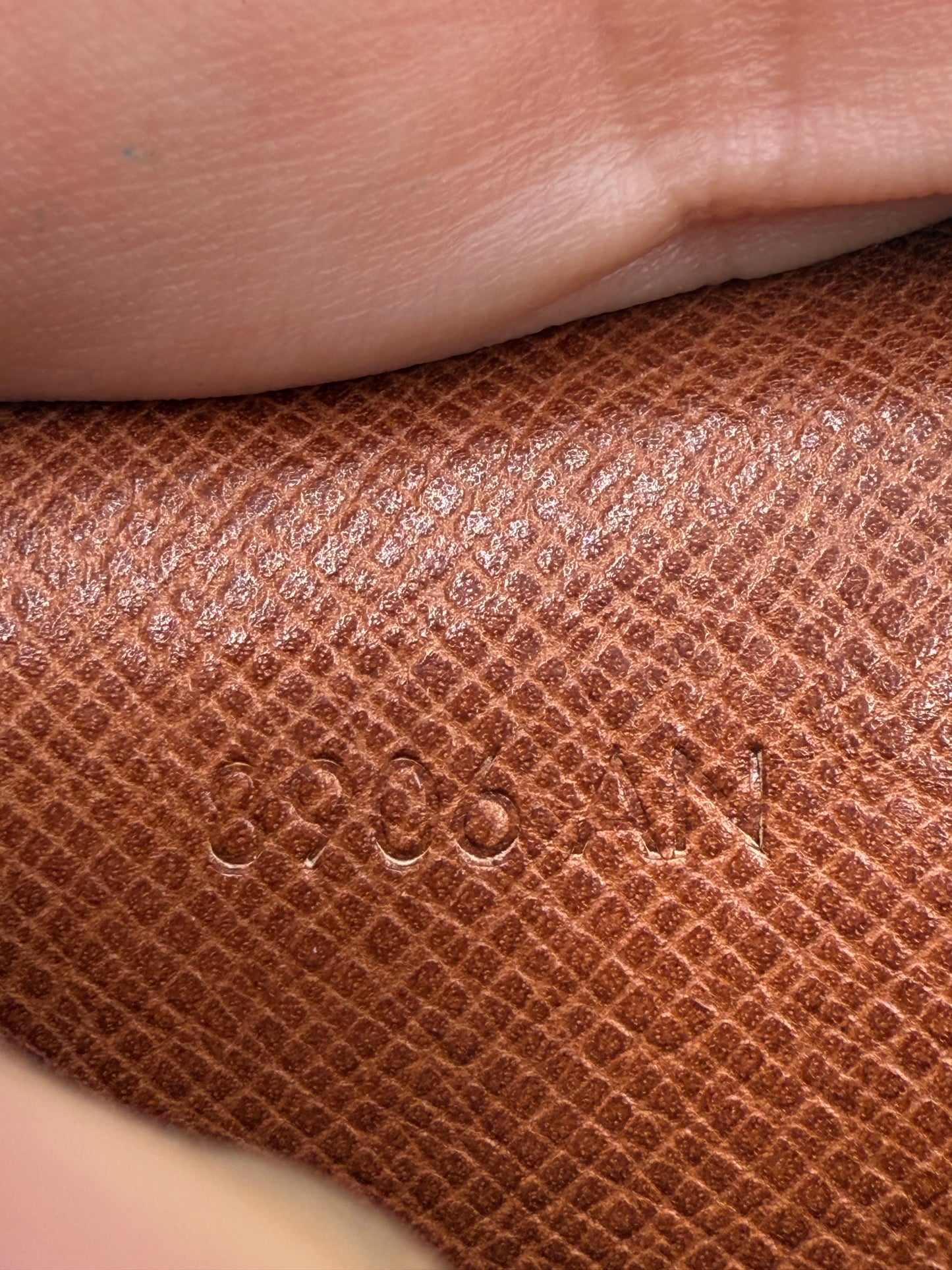 Louis Vuitton Monogram Coated Canvas Passport Wallet 8906AN