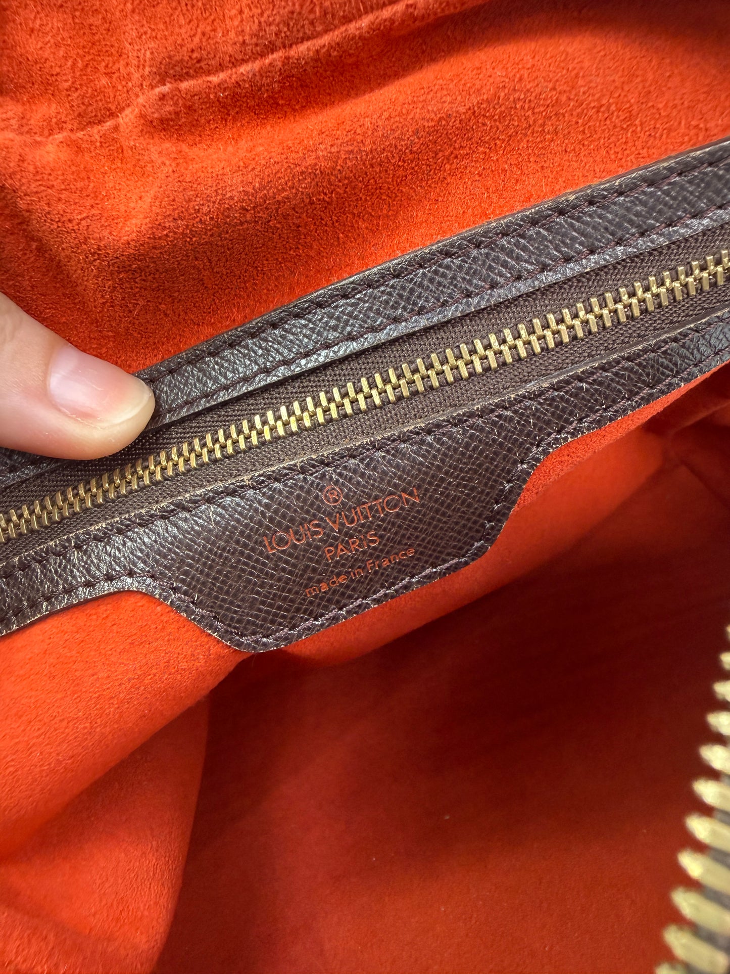 Louis Vuitton Damier Ebene Coated Canvas Brera VI0948