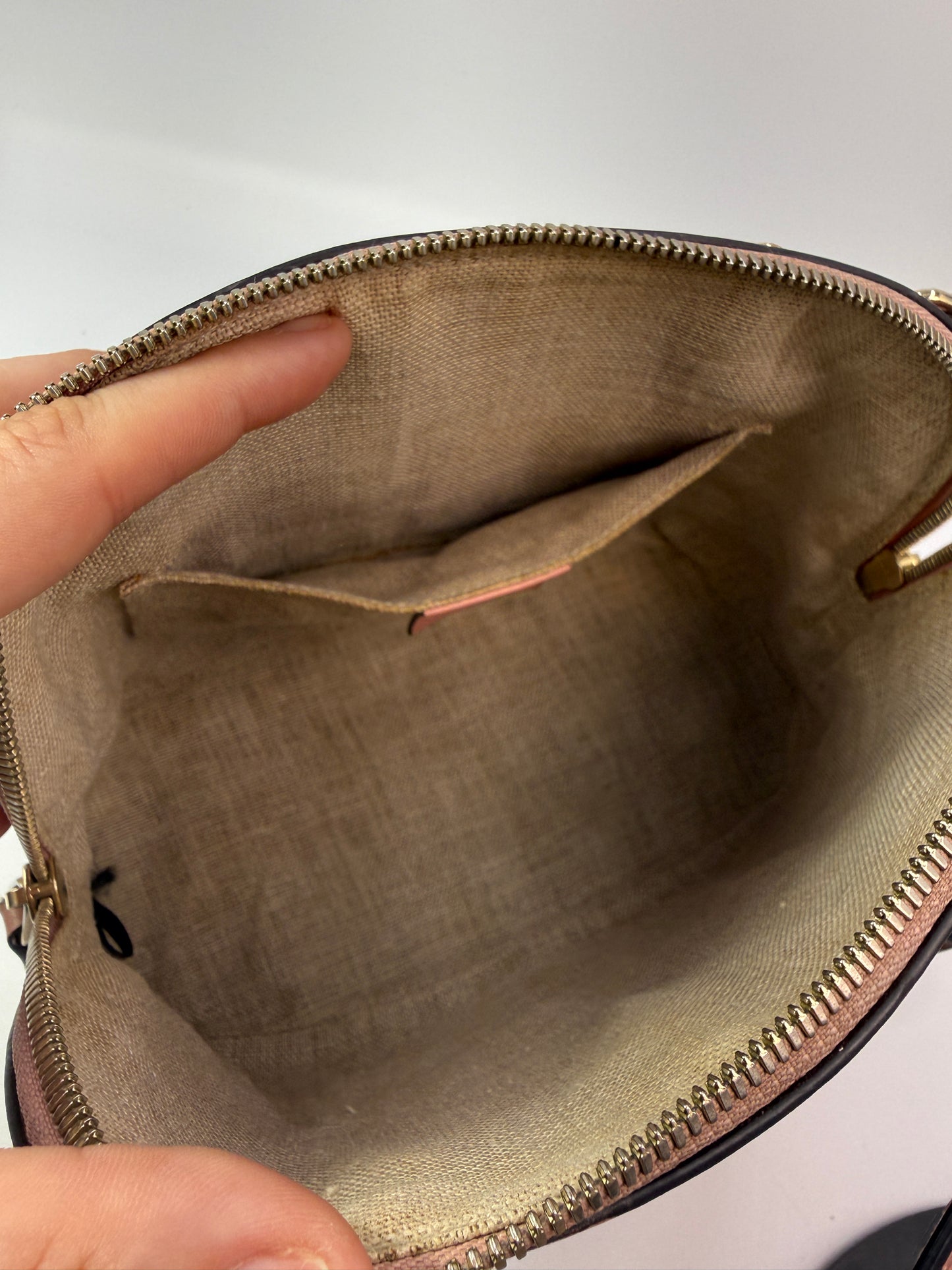 Gucci Pink Microguccissima Dome Satchel with Dust Bag and Strap
