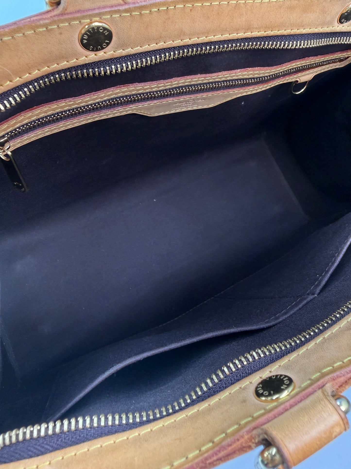 Louis Vuitton Amarante Vernis Patent Leather Brea GM