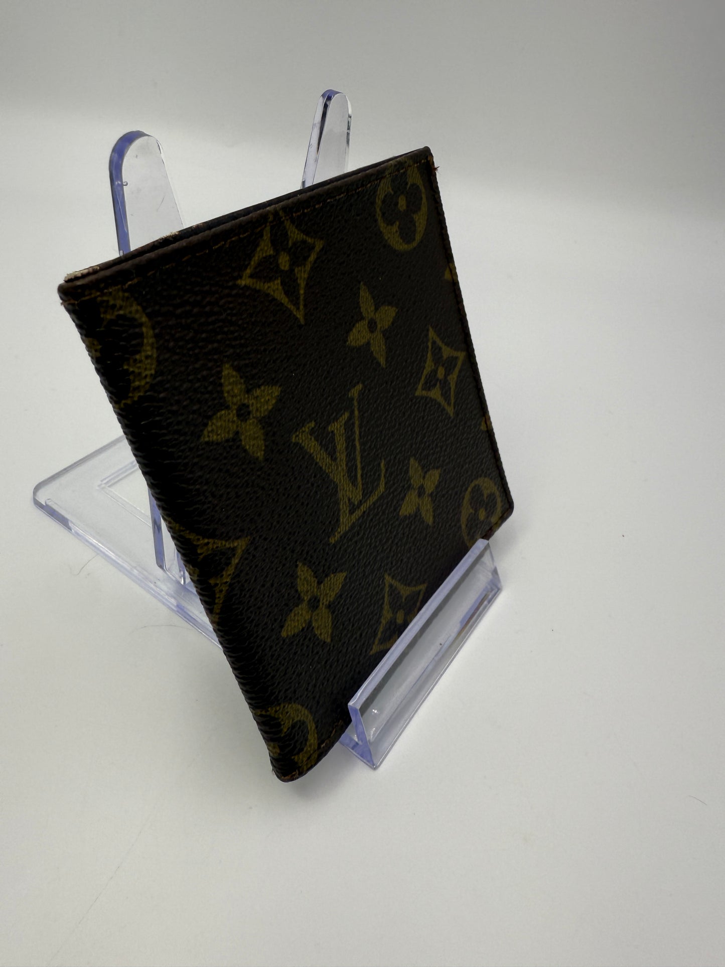 Louis Vuitton Monogram Coated Canvas Bifold Wallet 844 Full Set