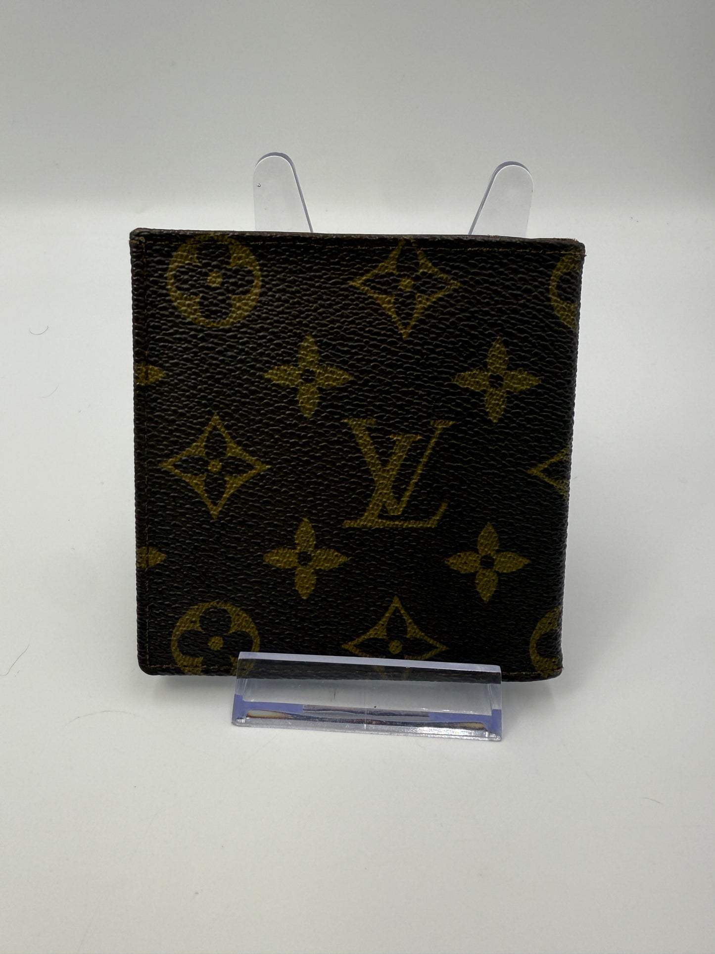 Louis Vuitton Monogram Coated Canvas Bifold Wallet 844 Full Set