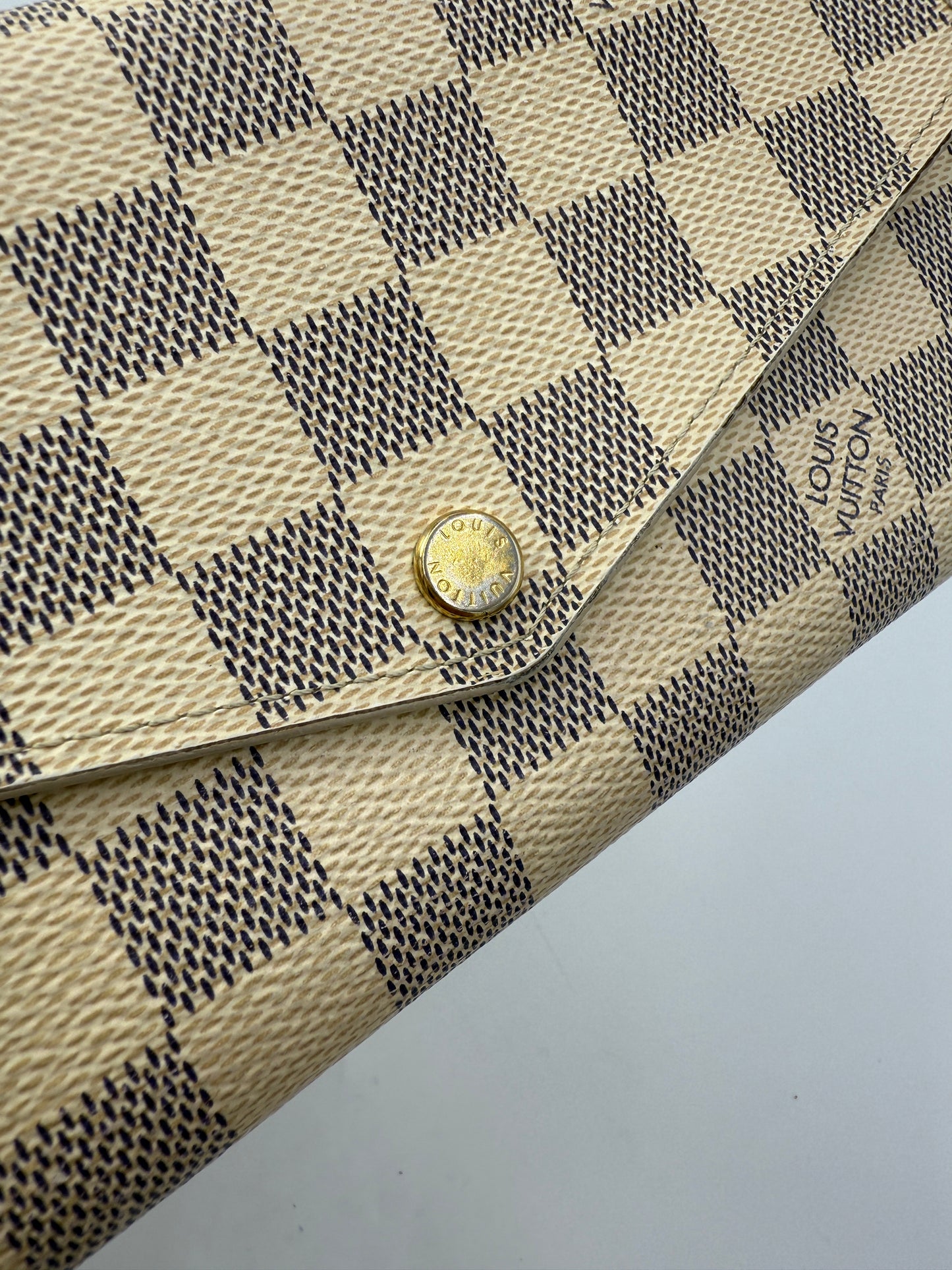 Louis Vuitton Damier Azur Envelope Sarah Wallet MI0198