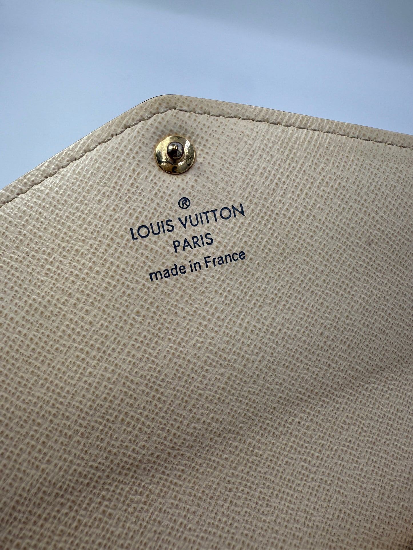 Louis Vuitton Damier Azur Envelope Sarah Wallet MI0198