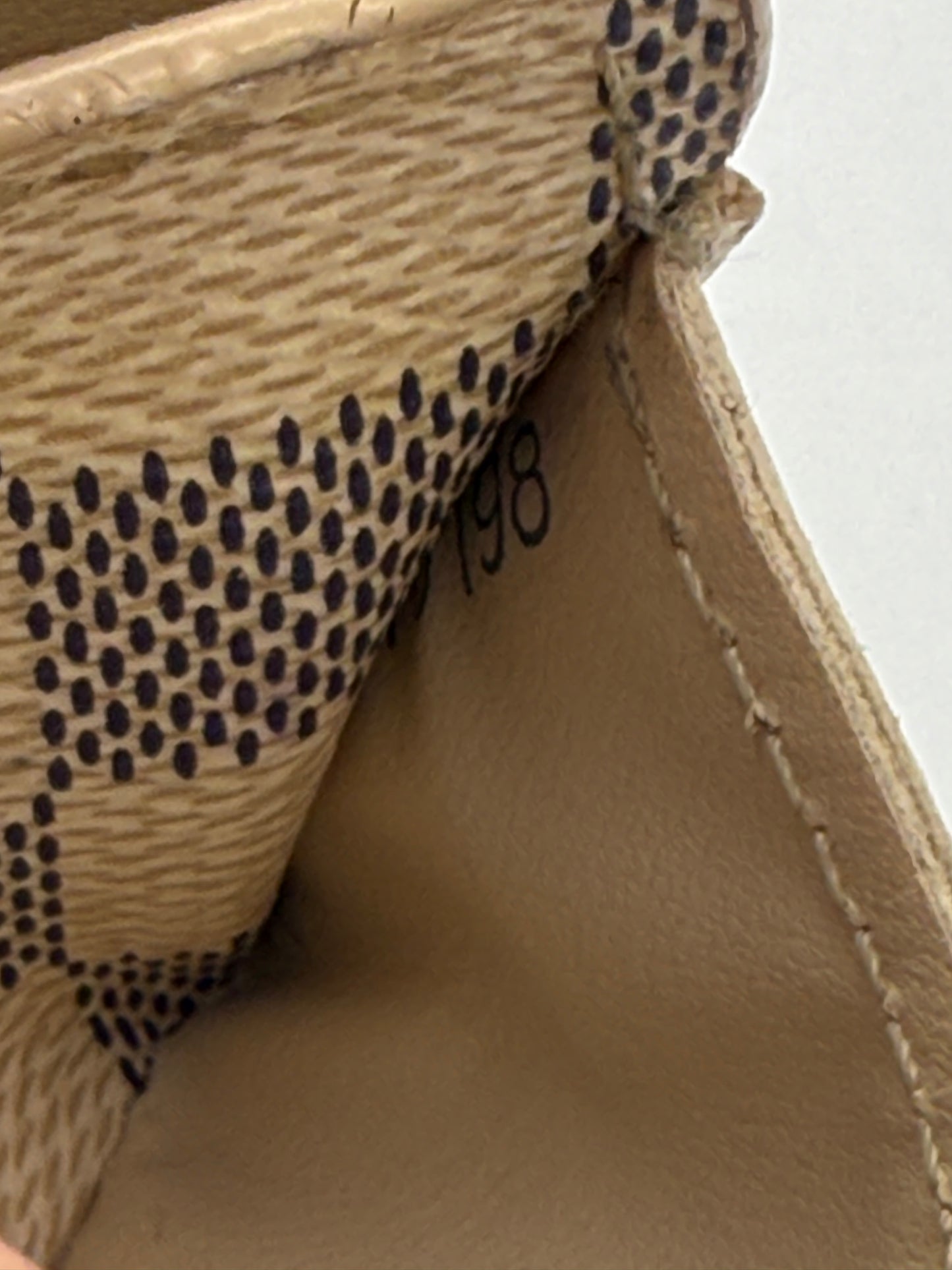 Louis Vuitton Damier Azur Envelope Sarah Wallet MI0198